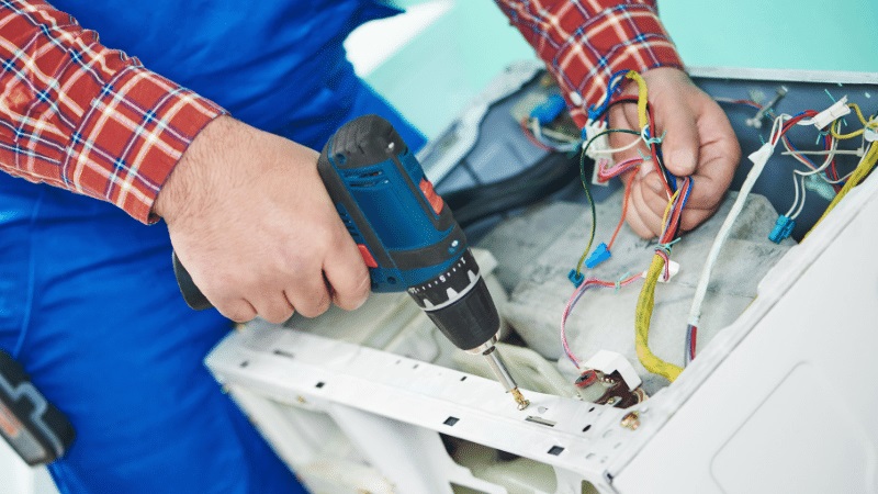 Şereflikoçhisar Finlux Finlux çamaşır makinesi kart tamiri – Su almama arızası orijinal parça ile giderildi. - Teknik servis örneği